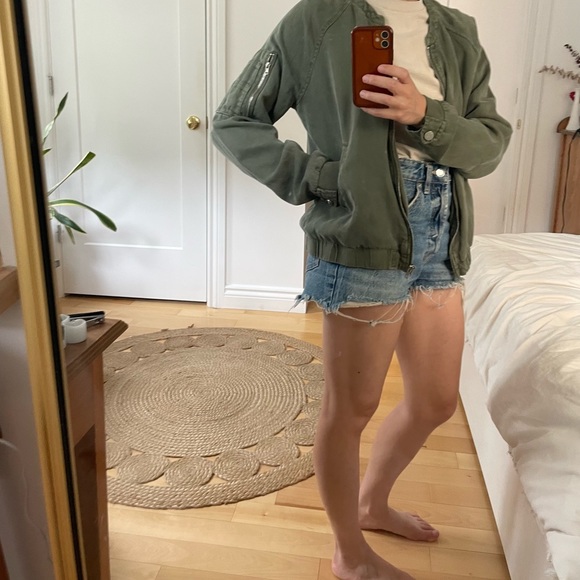 Sanctuary military style jacket in khaki - Picture 6 of 6